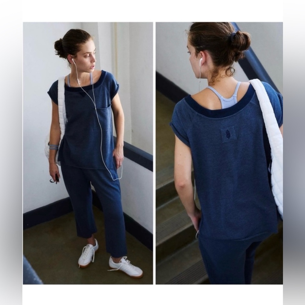 NWT Free People Movement One to beat set in Midnight navy